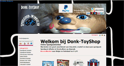 Desktop Screenshot of donk-toyshop.nl